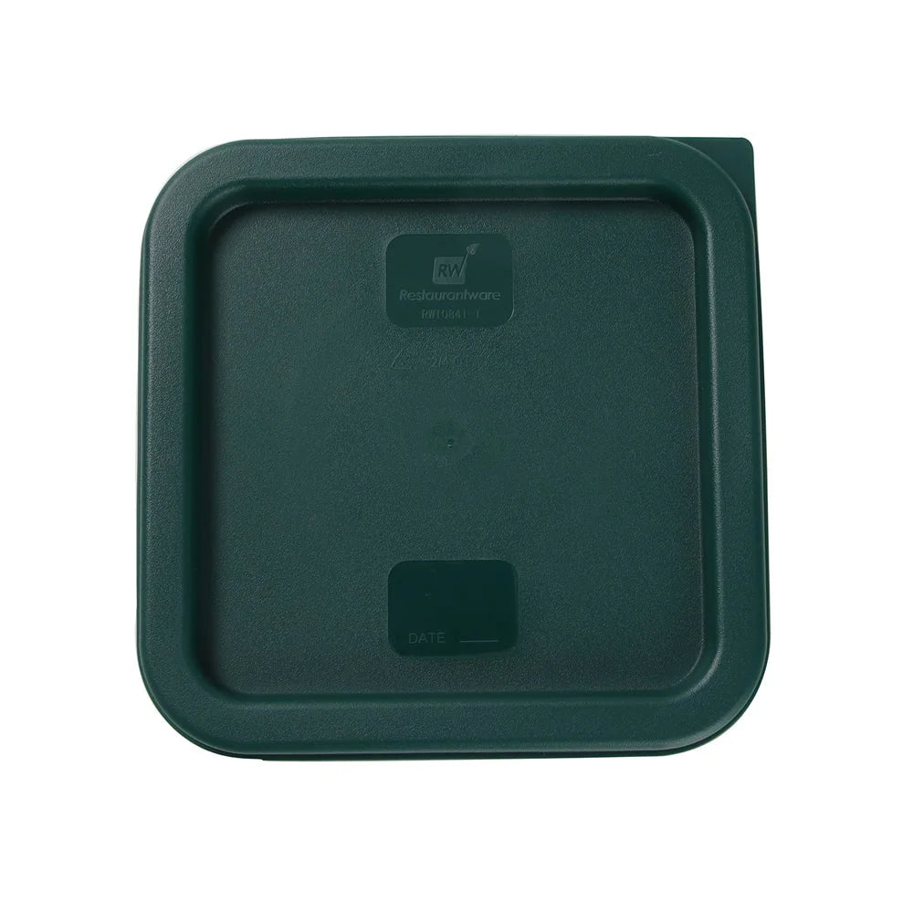 Restaurantware Met Lux Green Plastic Square Lids, For 2 & 4 Quart Met Lux Food Containers - Restaurant Equipment and Smallwares - Canadian Distribution
