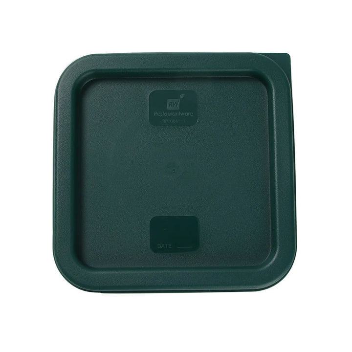 Restaurantware Met Lux Green Plastic Square Lids, For 2 & 4 Quart Met Lux Food Containers - Restaurant Equipment and Smallwares - Canadian Distribution