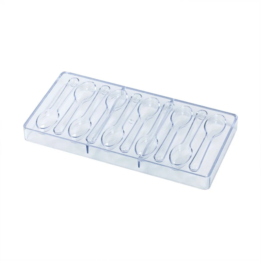Restaurantware Pastry Tek 10-Compartment Clear Spoon Candy & Chocolate Molds, Polycarbonate - Restaurant Equipment and Smallwares - Canadian Distribution