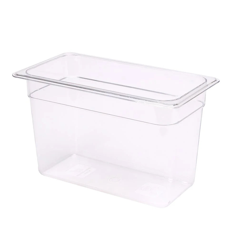 Restaurantware Met Lux Quarter-Size 3.9Qt Clear Plastic Rectangular Food Storage Containers, 10.4X6.4X6In - Restaurant Equipment and Smallwares - Canadian Distribution