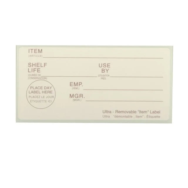 Gordon Choice White Use By Rotation Labels, Bil - Restaurant Equipment and Smallwares - Canadian Distribution