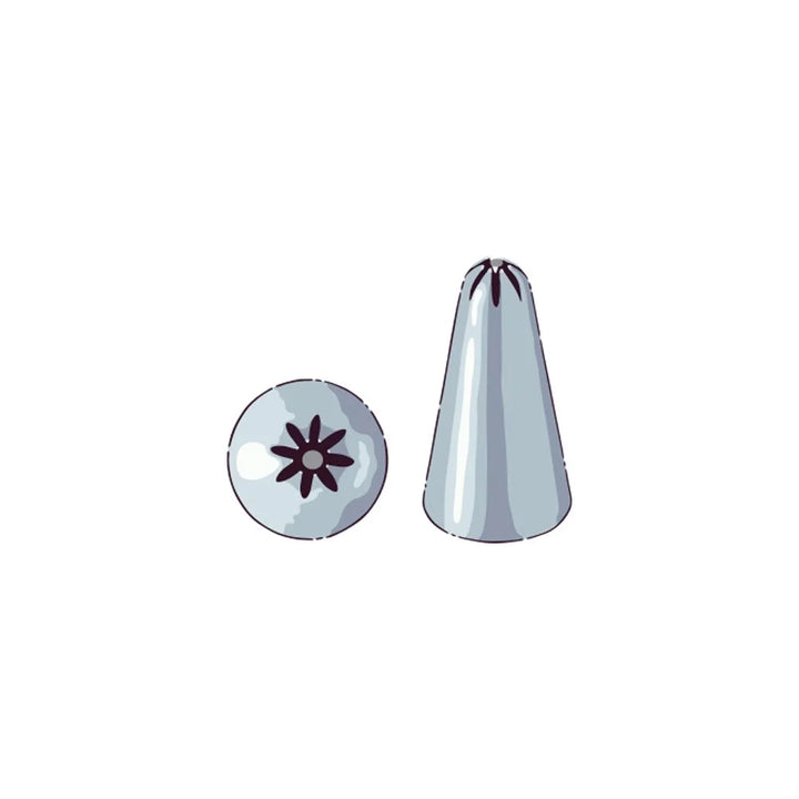 Restaurantware Pastry Tek Stainless Steel Drop Flower #225 Piping Tip, 0.75X0.75X1.25In - Restaurant Equipment and Smallwares - Canadian Distribution