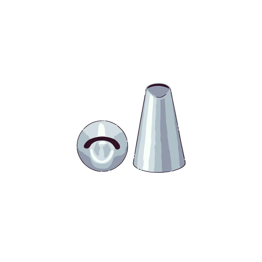 Restaurantware Pastry Tek Stainless Steel Ruffle #402 Piping Tip, 1X1X1.25In - Restaurant Equipment and Smallwares - Canadian Distribution