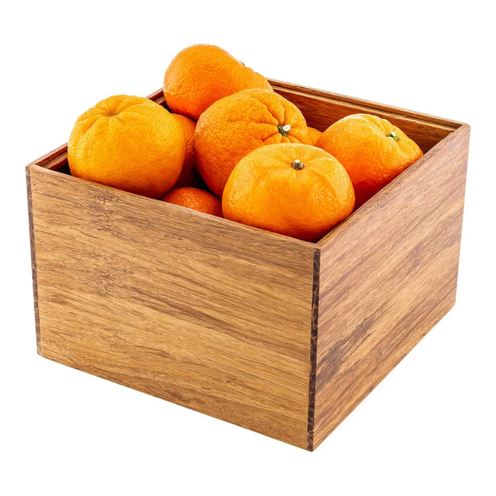Restaurantware Eco Display Bamboo Deep Condiment Rack Box, 7 X 7 X 4.75In - Restaurant Equipment and Smallwares - Canadian Distribution