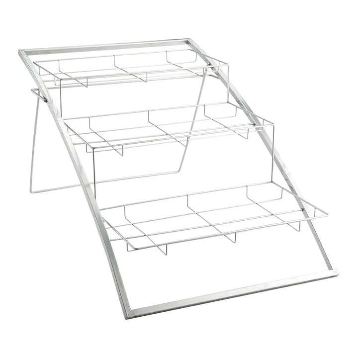 Restaurantware Eco Display 3-Tier Iron Condiment Rack, 25.25 X 10.5 X 13.25 Inch, Frame - Restaurant Equipment and Smallwares - Canadian Distribution