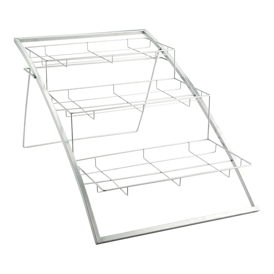 Restaurantware Eco Display 3-Tier Iron Condiment Rack, 25.25 X 10.5 X 13.25 Inch, Frame - Restaurant Equipment and Smallwares - Canadian Distribution