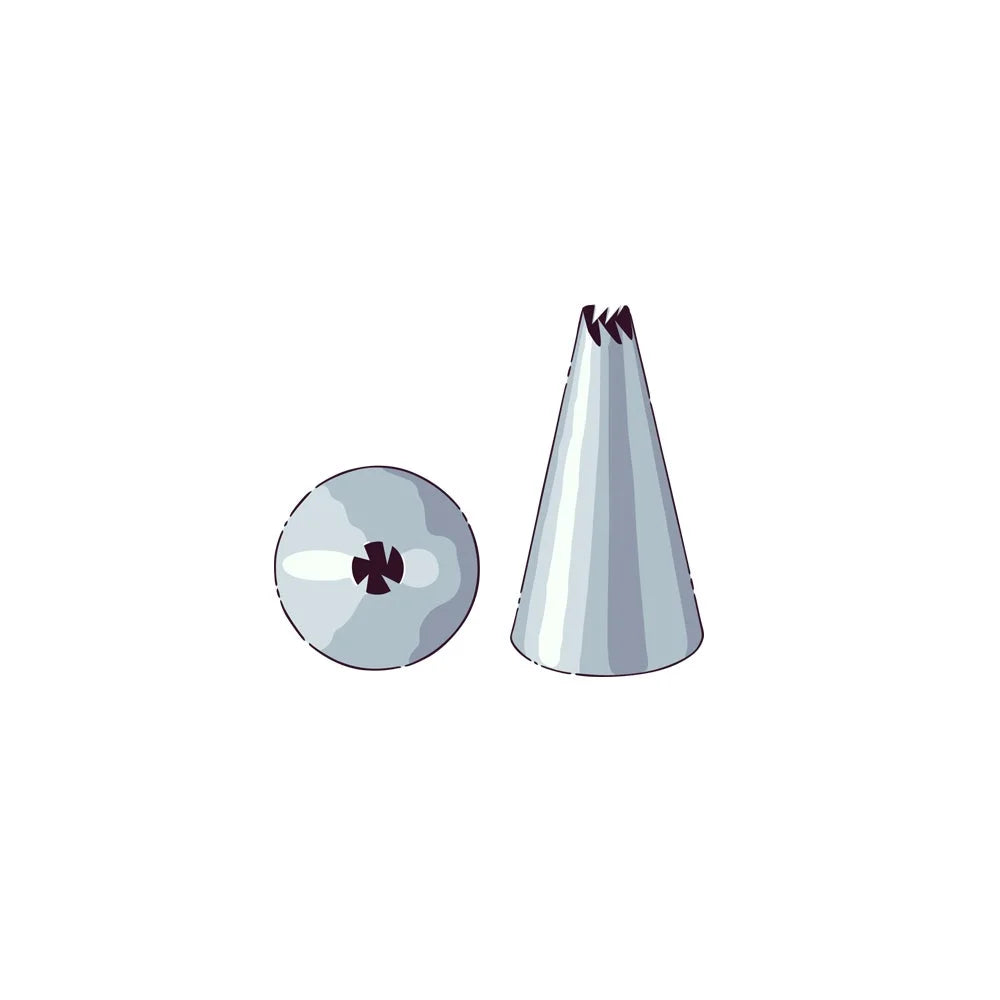 Restaurantware Pastry Tek Stainless Steel Specialty #96 Piping Tip, 0.75X0.75X1In - Restaurant Equipment and Smallwares - Canadian Distribution