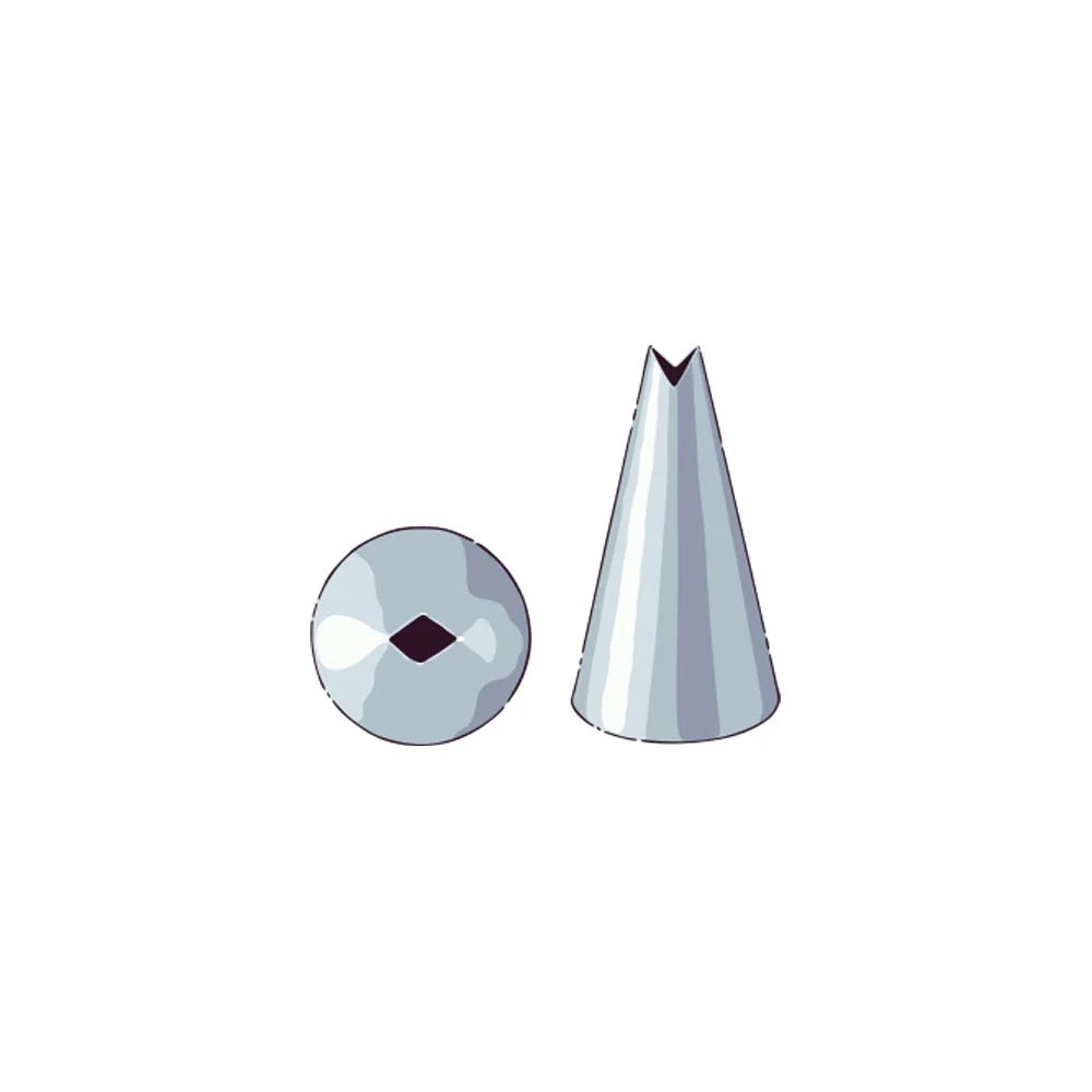 Restaurantware Pastry Tek Stainless Steel Leaf #349/352S Piping Tip, 0.75X0.75X1.25In - Restaurant Equipment and Smallwares - Canadian Distribution