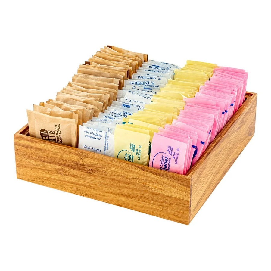 Restaurantware Eco Display Bamboo Condiment Rack Box, 7 X 7 X 2 Inch - Restaurant Equipment and Smallwares - Canadian Distribution