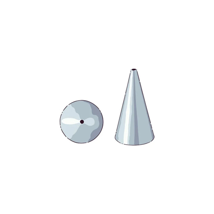 Restaurantware Pastry Tek Stainless Steel Round #301 Piping Tip, 0.75X0.75X1.25In - Restaurant Equipment and Smallwares - Canadian Distribution