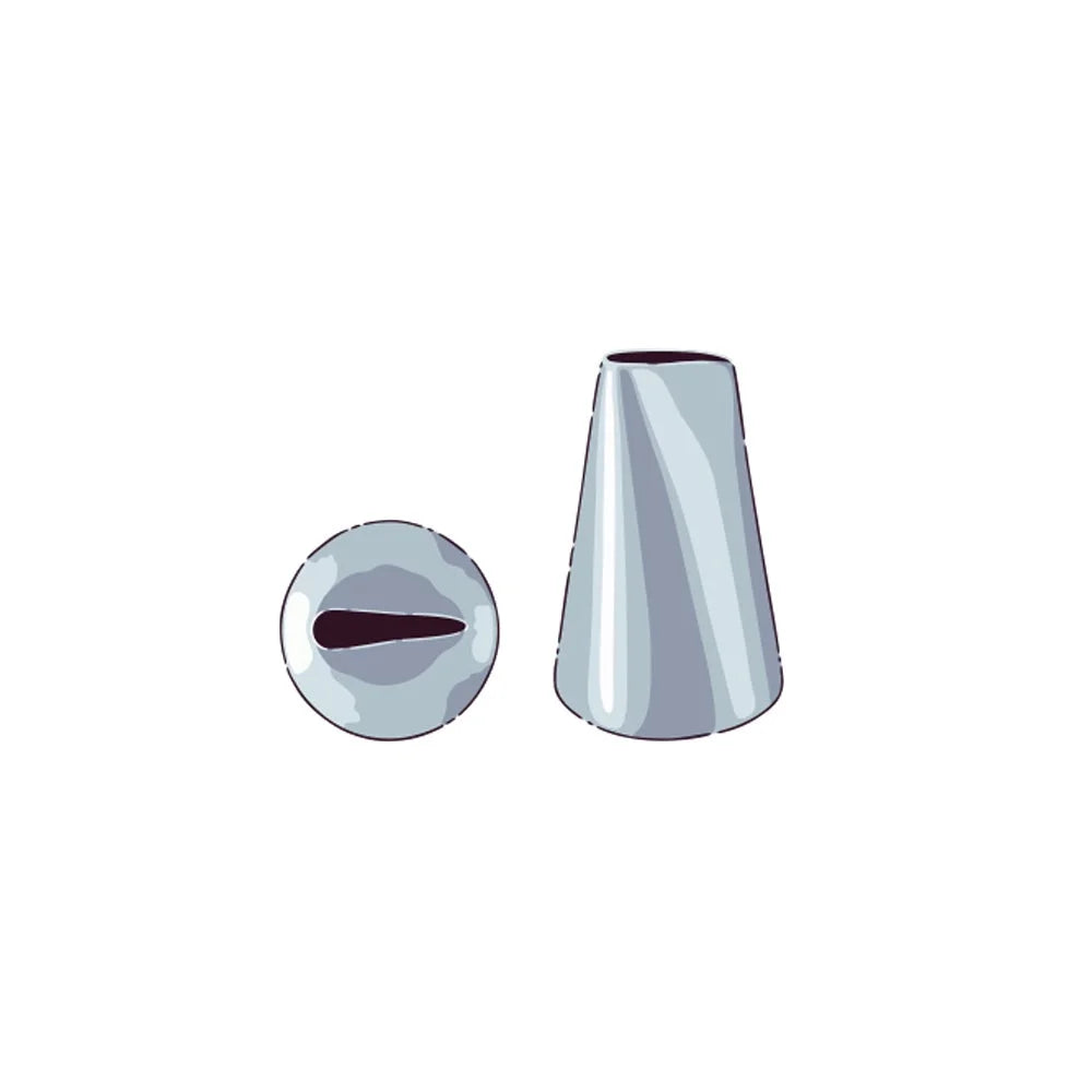 Restaurantware Pastry Tek Stainless Steel Petal #125 Piping Tip, 1X1X1.5In - Restaurant Equipment and Smallwares - Canadian Distribution