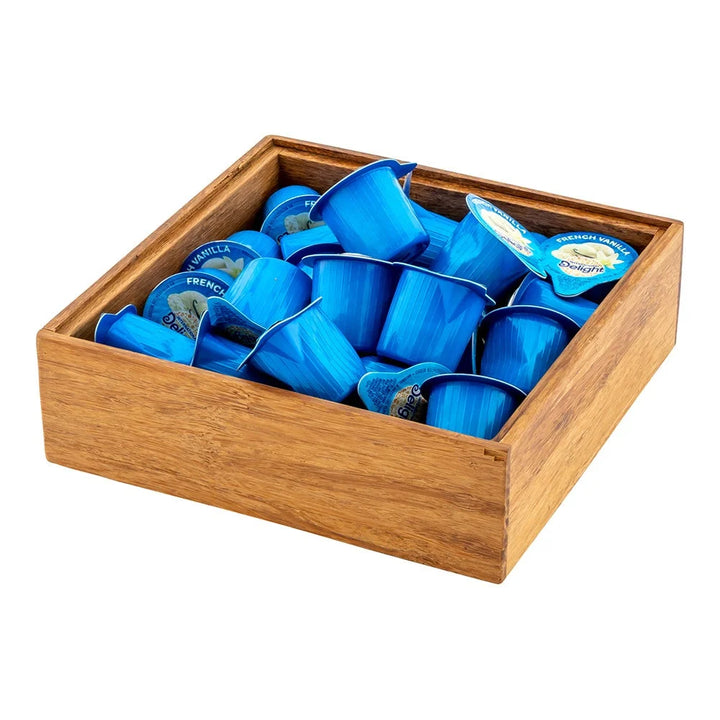 Restaurantware Eco Display Bamboo Condiment Rack Box, 6.5 X 6.5 X 2 Inch - Restaurant Equipment and Smallwares - Canadian Distribution
