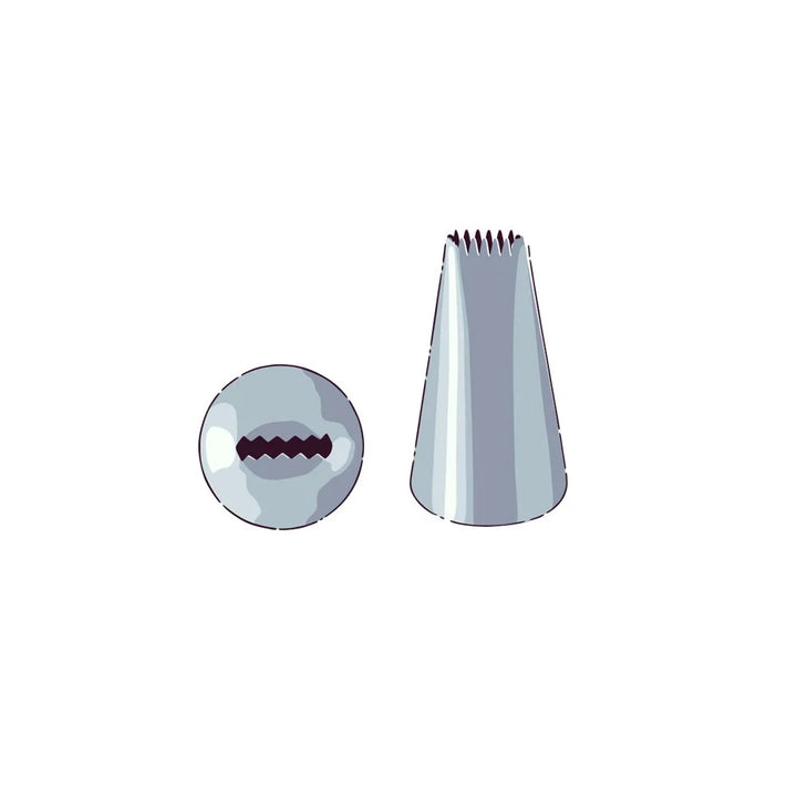 Restaurantware Pastry Tek Stainless Steel Basketweave #48 Piping Tip, 0.75X0.75X1.25In - Restaurant Equipment and Smallwares - Canadian Distribution