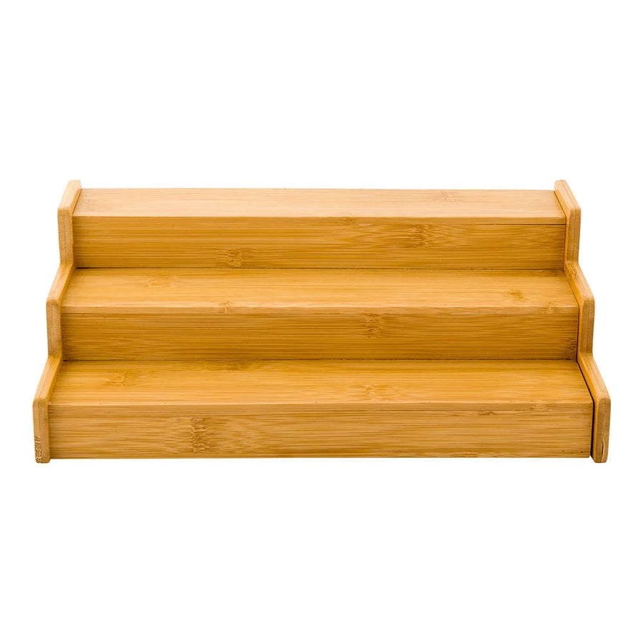 Restaurantware 3-Tier Expandable Bamboo Spice Shelf, 12.5X9.75X4.25In - Restaurant Equipment and Smallwares - Canadian Distribution