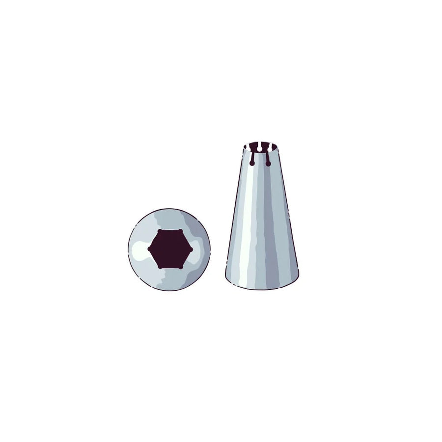 Restaurantware Pastry Tek Stainless Steel Specialty #105 Piping Tip, 0.75 X 0.75 X 1.25 Inch - Restaurant Equipment and Smallwares - Canadian Distribution