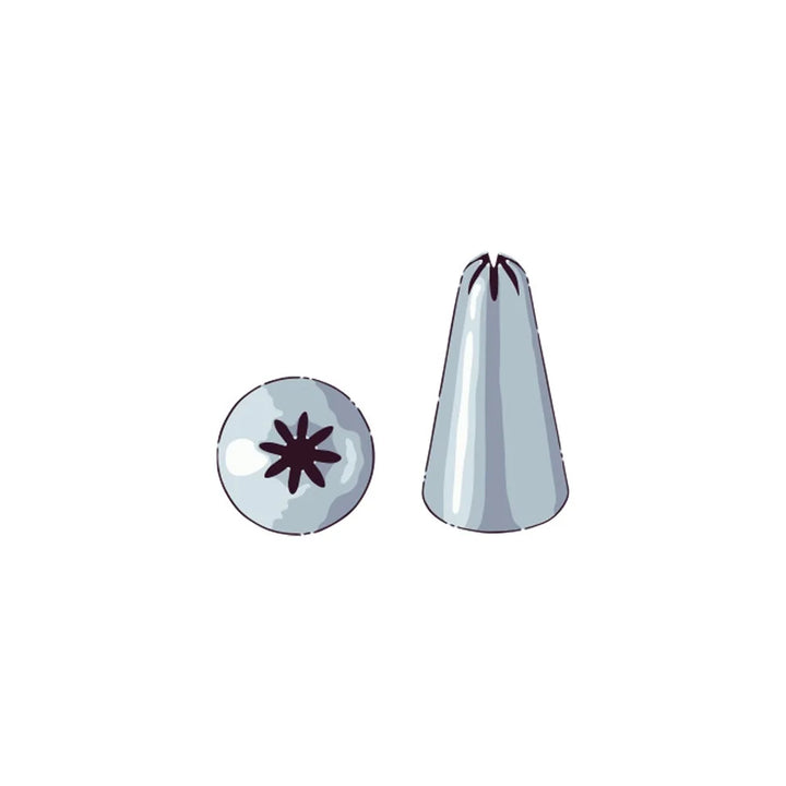 Restaurantware Pastry Tek Stainless Steel Closed Star #35 Piping Tip, 0.75X0.75X1.25In - Restaurant Equipment and Smallwares - Canadian Distribution