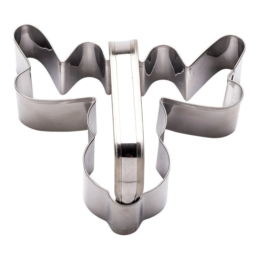 Restaurantware Pastry Tek 4In Metal Reindeer Cookie Cutter, With Handle - Restaurant Equipment and Smallwares - Canadian Distribution