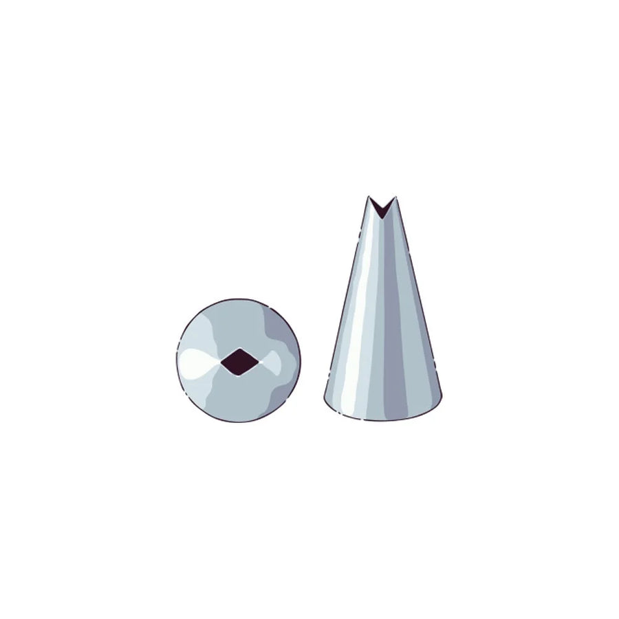 Restaurantware Pastry Tek Stainless Steel Leaf #366 Piping Tip, 2X1X2In - Restaurant Equipment and Smallwares - Canadian Distribution