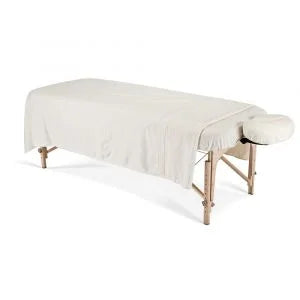 Merit Collection Flannel Natural Massage Sheets, 70x90 Inch, 100 Percent Cotton - Restaurant Equipment and Smallwares - Canadian Distribution