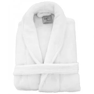 Dolly White Terry Velour Kids Bathrobe, 3-6Yrs, Hooded - Restaurant Equipment and Smallwares - Canadian Distribution