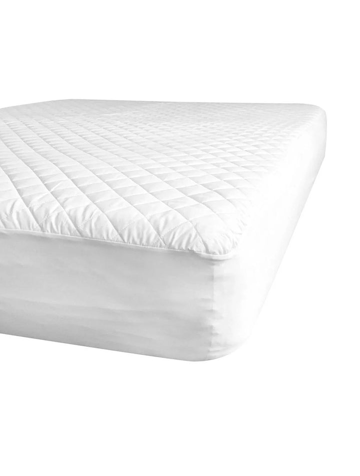 Gold + Cross White Full Mattress Pad, 54x80 Inch, With Anchor Bands at 4 Corners - Restaurant Equipment and Smallwares - Canadian Distribution