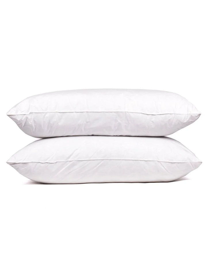 Gold + Cross Hospital Grade White Standard Pillows, 18x24 Inch, Fluid Proof Vinyl Cover, Wipe-Able - Restaurant Equipment and Smallwares - Canadian Distribution