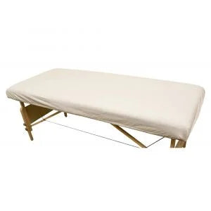 Merit Collection Flannel Fitted Natural Massage Sheets, 48x88 Inch, 100 Percent Cotton - Restaurant Equipment and Smallwares - Canadian Distribution