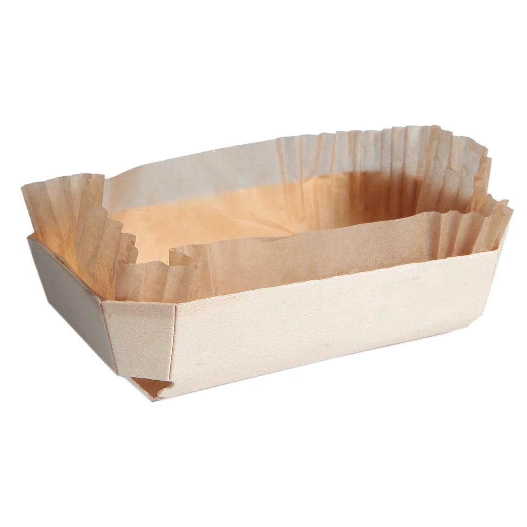 Packnwood 26Oz Juliette Wood Baking Molds, Rectangular, 7.4 X 4 X 2In - Restaurant Equipment and Smallwares - Canadian Distribution