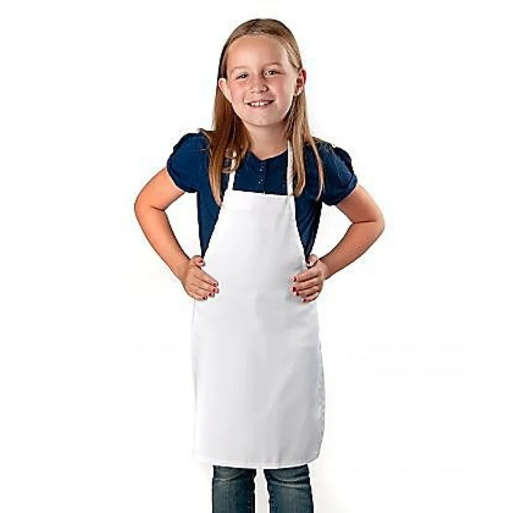 Premium Uniforms Kids No Pocket White Twill Aprons, Premium, Spun Polyester - Restaurant Equipment and Smallwares - Canadian Distribution
