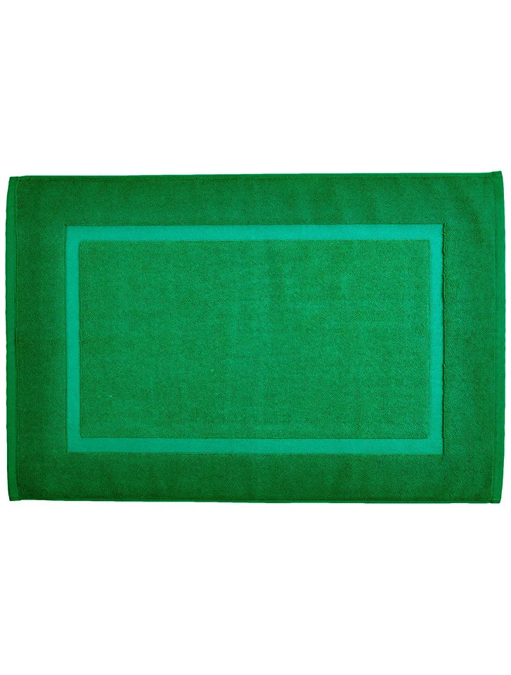 Adonis 20 X 30 Inch Standard Full Terry Forest Green Bath Mats - Restaurant Equipment and Smallwares - Canadian Distribution - Ships Free Within Canada on Orders Above CAD $199