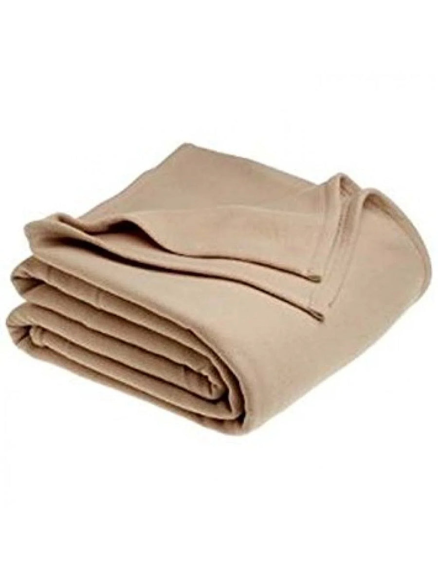 Adonis Tan Full Plush Fleece Blankets, 80 X 90In - Restaurant Equipment and Smallwares - Canadian Distribution