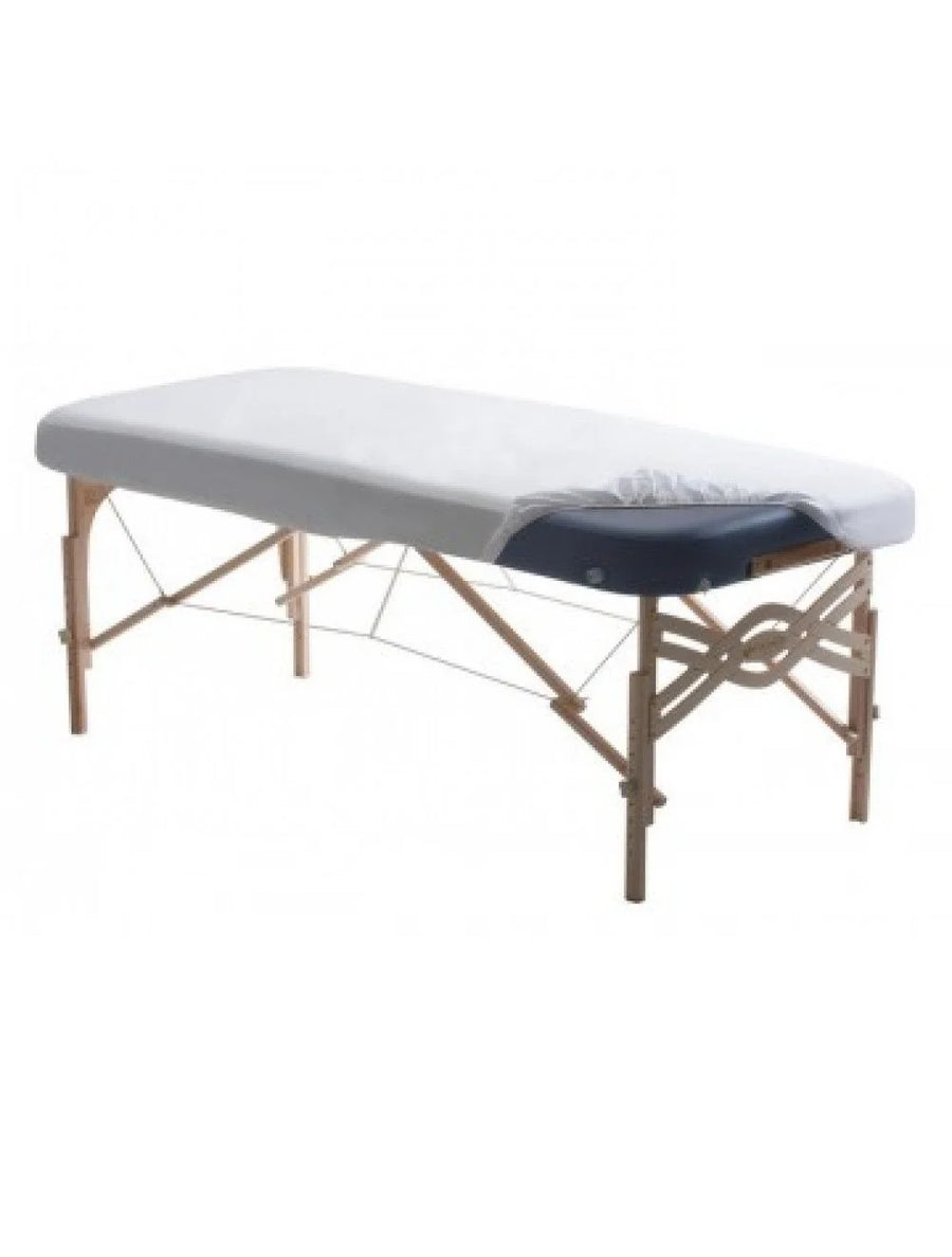 Merit Collection T200 White Fitted Massage Sheets, Cotton/Polyester Blend, 39 X 80 X 9In - Restaurant Equipment and Smallwares - Canadian Distribution