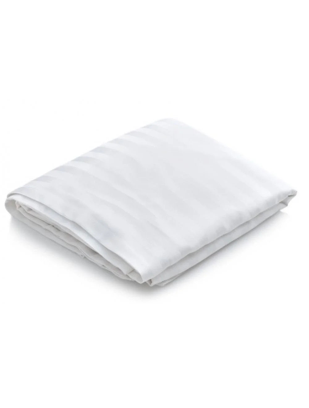 Merit Collection T260 Percale White Full Duvet Covers, Cotton/Polyester Blend, 82 X 88In, With Flap, 1Cm Stripe - Restaurant Equipment and Smallwares - Canadian Distribution