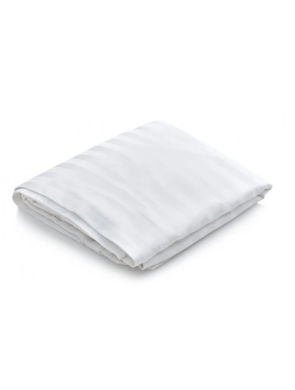 Merit Collection T260 Percale White Twin Duvet Covers, Cotton/Polyester Blend, 66 X 88In, With Flap, 1Cm Stripe - Restaurant Equipment and Smallwares - Canadian Distribution