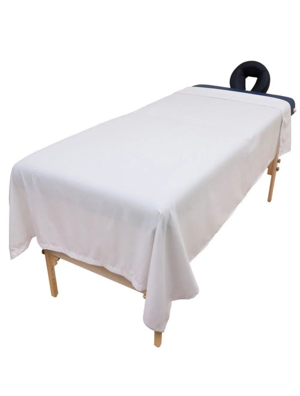 Merit Collection T200 White Premium Massage Sheets, Cotton/Polyester Blend, 50 X 90In - Restaurant Equipment and Smallwares - Canadian Distribution
