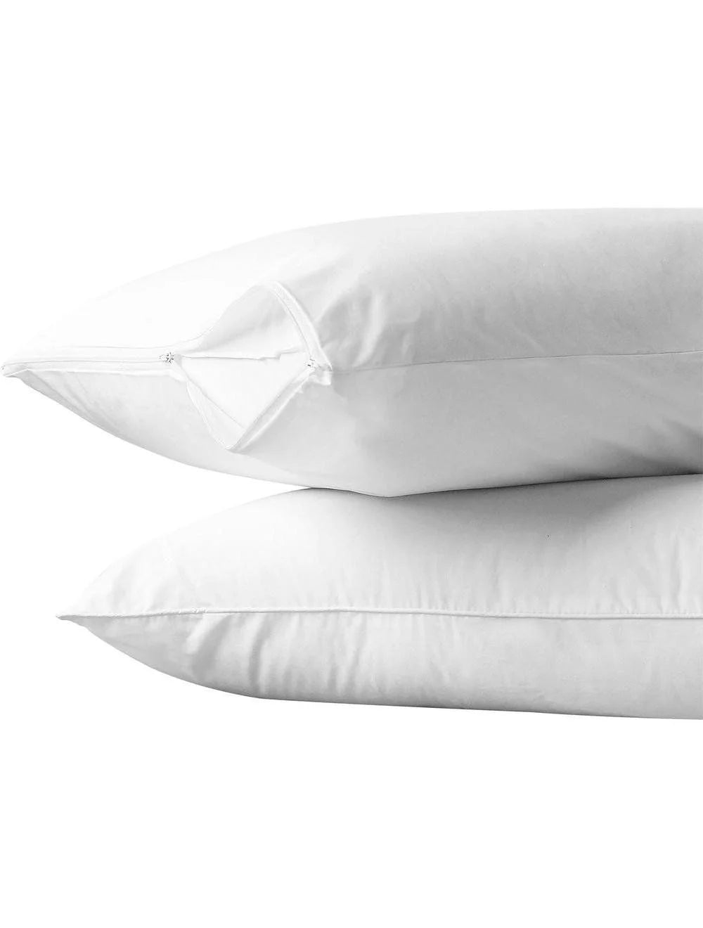 Gold + Cross T180 Percale White Standard Pillow Protector, Cotton/Polyester Blend, 20 X 27In, With Zipper - Restaurant Equipment and Smallwares - Canadian Distribution