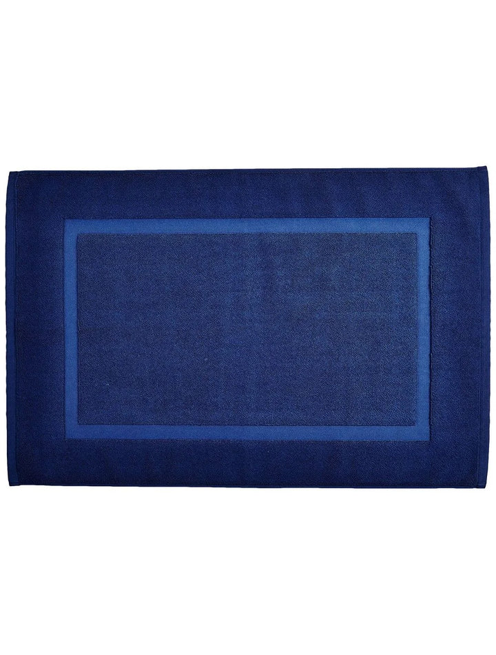 Adonis 20 X 30 Inch Standard Full Terry Navy Bath Mats - Restaurant Equipment and Smallwares - Canadian Distribution