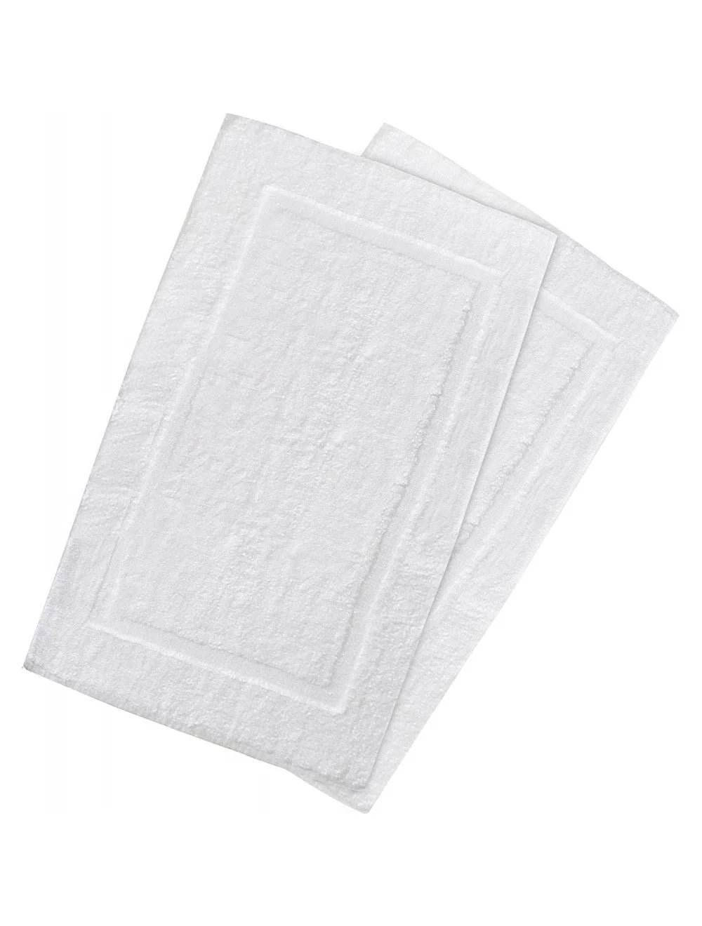Adonis 20 X 30 Inch Standard Full Terry White Bath Mats - Restaurant Equipment and Smallwares - Canadian Distribution