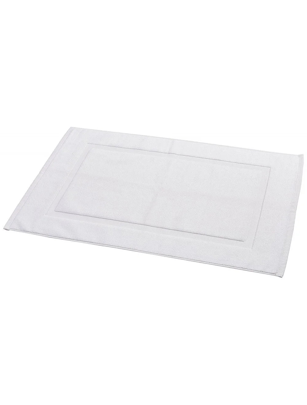 Breeze 20 X 30 Inch Premium Dobby Border White Bath Mats - Restaurant Equipment and Smallwares - Canadian Distribution