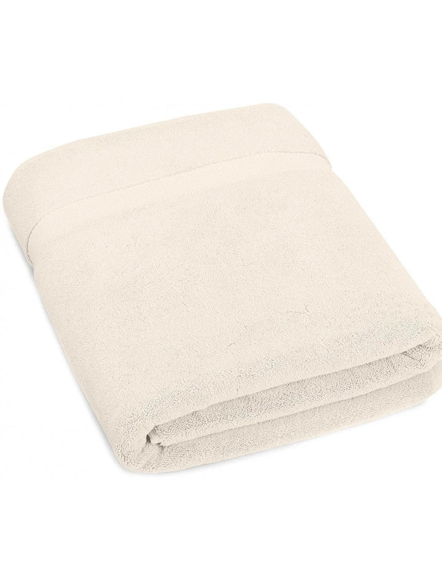 Merit Breeze Dobby Border Ivory Bath Sheets, 35 X 70 Inch - Restaurant Equipment and Smallwares - Canadian Distribution