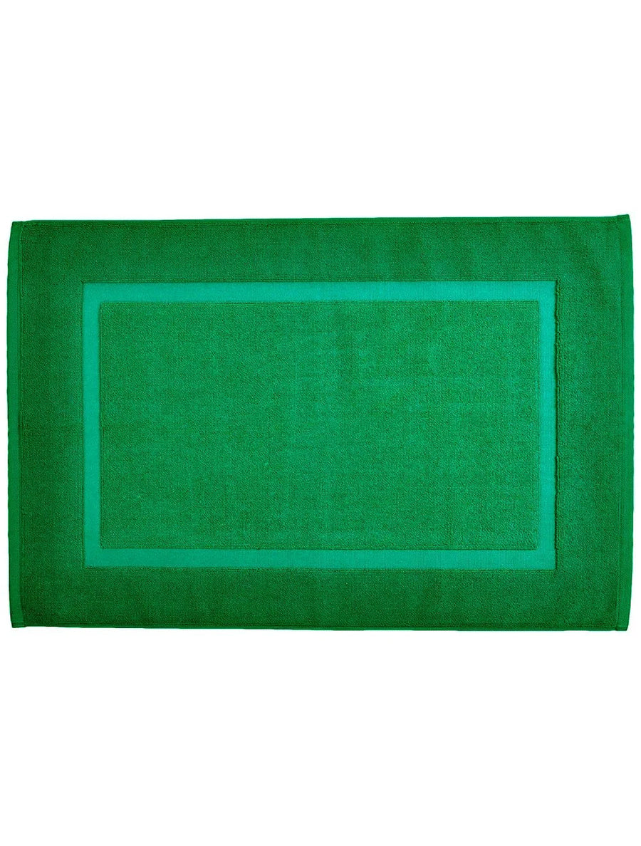 Adonis 20 X 30 Inch Standard Full Terry Forest Green Bath Mats - Restaurant Equipment and Smallwares - Canadian Distribution