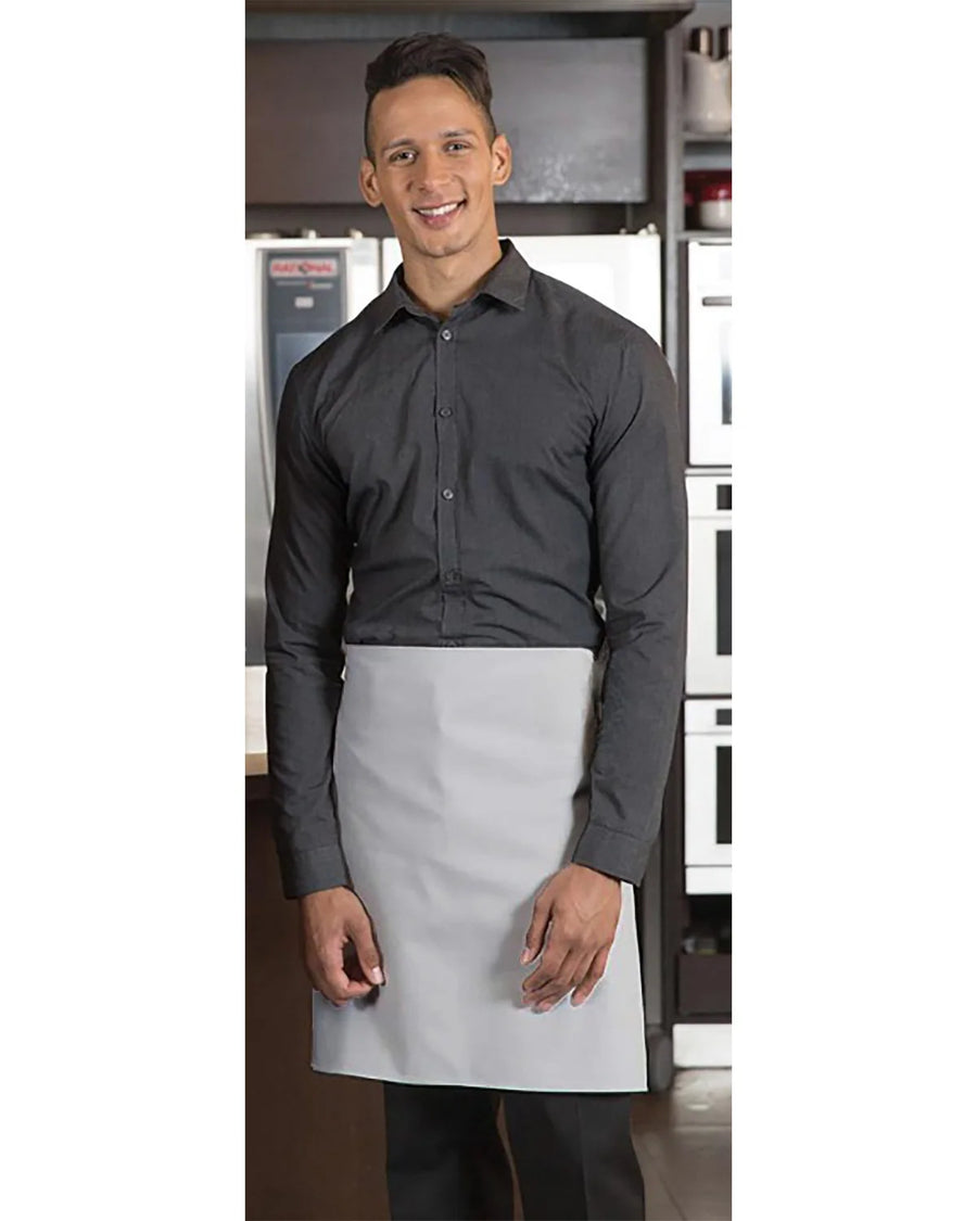 Premium Uniforms No Pocket 4 Way White Twill Aprons, Premium Designer, 35 X 21In, Poly-Cotton - Restaurant Equipment and Smallwares - Canadian Distribution
