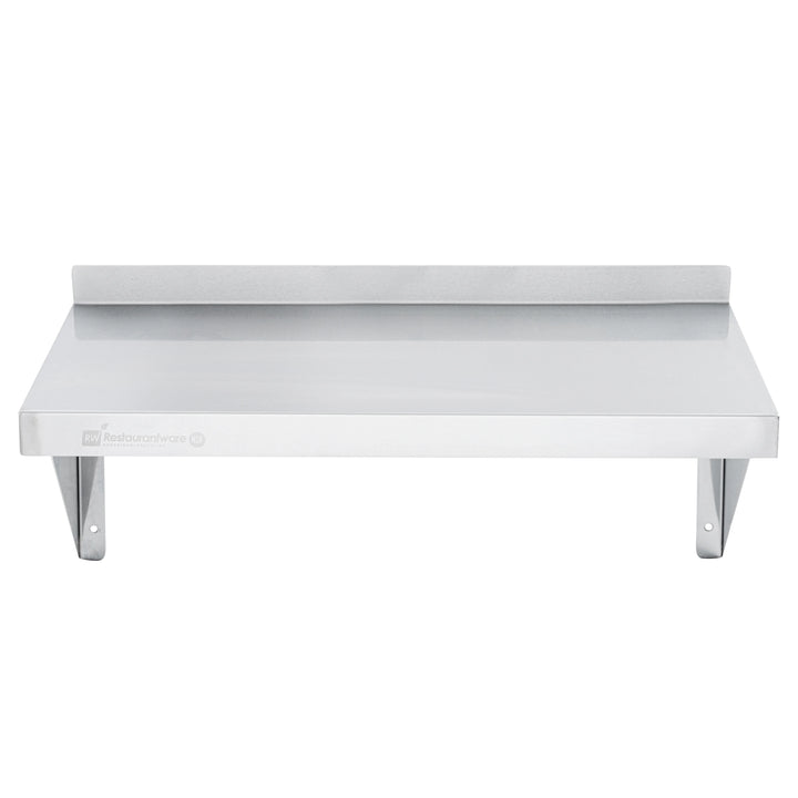 Restaurantware 18 Gauge Kitchen Tek Heavy Duty Stainless Steel Wall Mount Shelves, 12X24In - Restaurant Equipment and Smallwares - Canadian Distribution