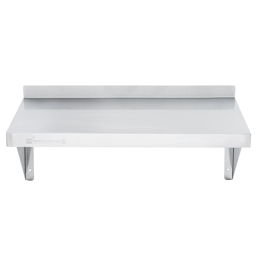 Restaurantware 18 Gauge Kitchen Tek Heavy Duty Stainless Steel Wall Mount Shelves, 12X24In - Restaurant Equipment and Smallwares - Canadian Distribution