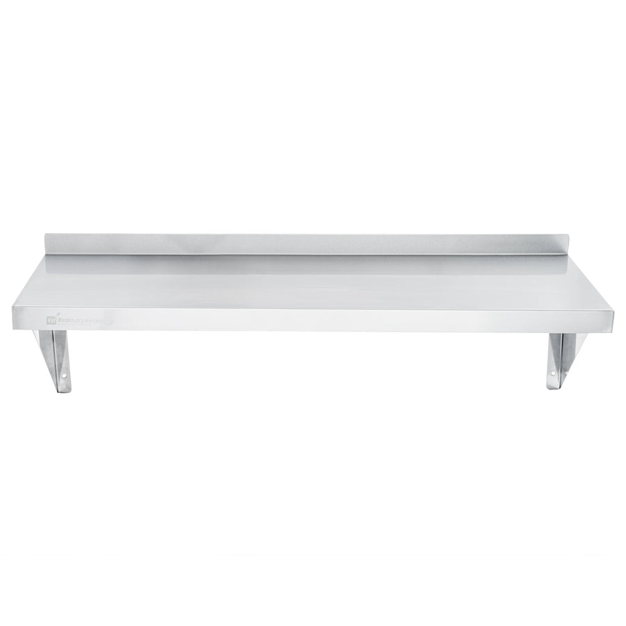 Restaurantware 18 Gauge Kitchen Tek Heavy Duty Stainless Steel Wall Mount Shelves, 12X36In - Restaurant Equipment and Smallwares - Canadian Distribution