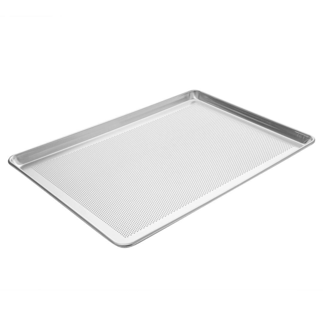 Restaurantware Met Lux Full-Size Perforated Aluminum Baking Sheet Pans, 26X18In - Restaurant Equipment and Smallwares - Canadian Distribution