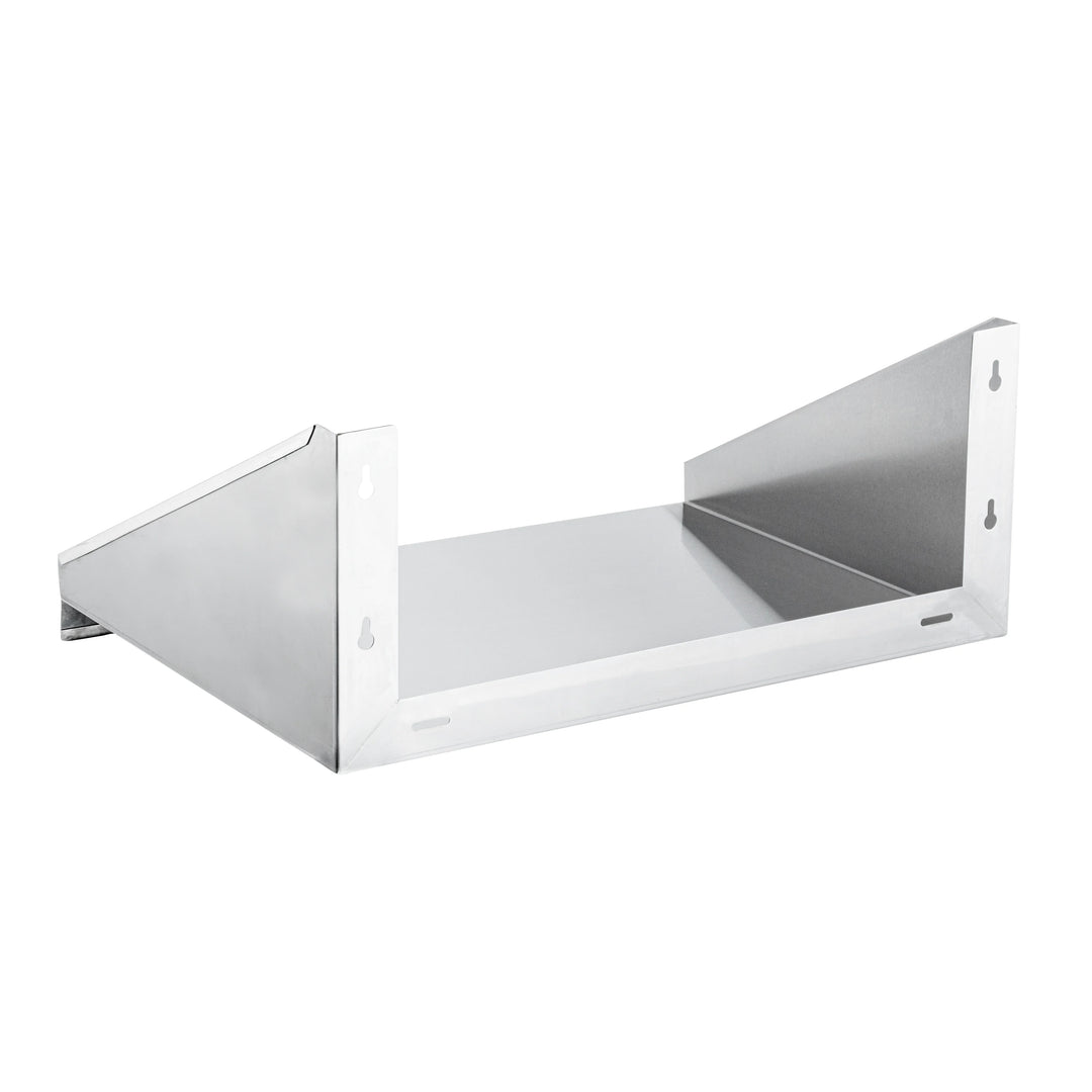 Restaurantware 18 Gauge Kitchen Tek Heavy Duty Stainless Steel Microwave Shelves, 18X24In - Restaurant Equipment and Smallwares - Canadian Distribution - Ships Free Within Canada on Orders Above CAD $199