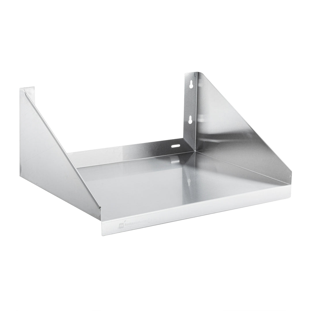 Restaurantware 18 Gauge Kitchen Tek Heavy Duty Stainless Steel Microwave Shelves, 18X24In - Restaurant Equipment and Smallwares - Canadian Distribution