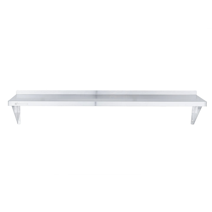 Restaurantware 16 Gauge Kitchen Tek Stainless Steel Wall Mount Shelves, 12X60In - Restaurant Equipment and Smallwares - Canadian Distribution