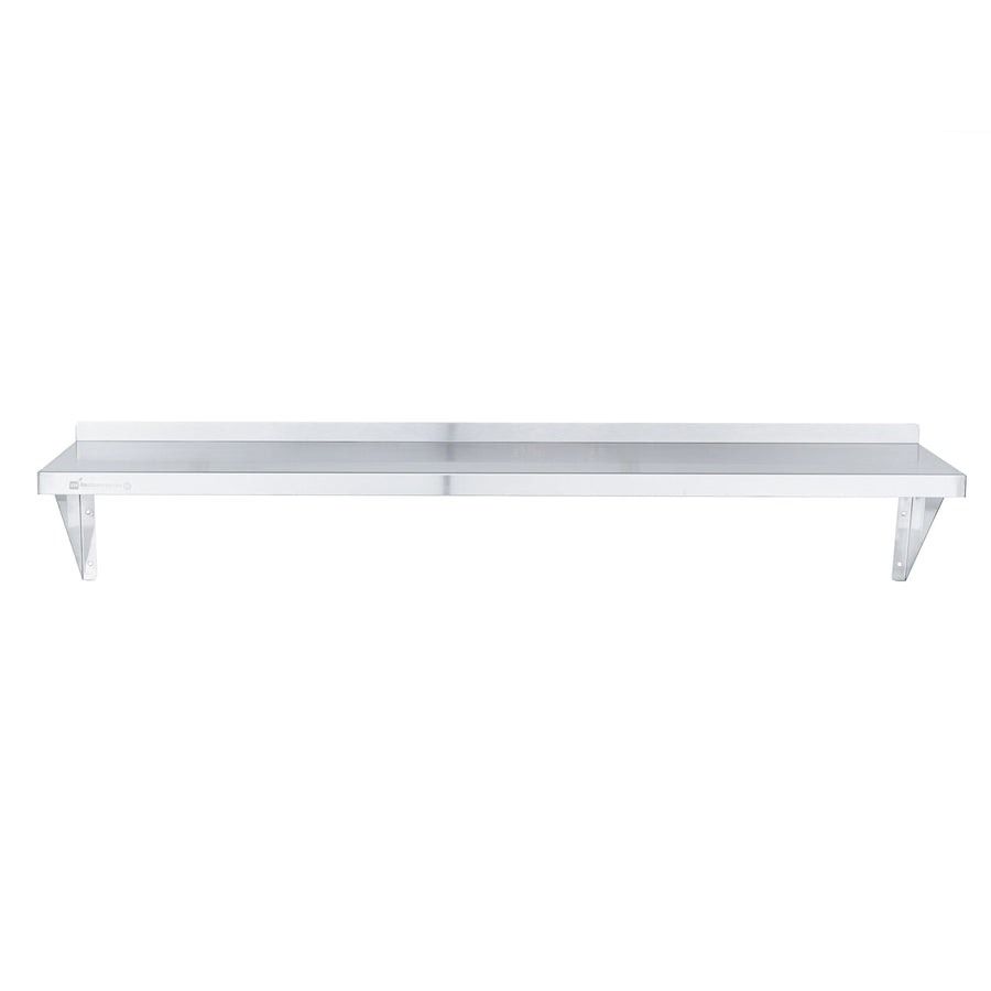 Restaurantware 16 Gauge Kitchen Tek Stainless Steel Wall Mount Shelves, 12X60In - Restaurant Equipment and Smallwares - Canadian Distribution